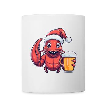 Hummer Krebs Weihnachten Bier - Tasse - Weiß - Vorne