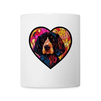 Cocker Spaniel Dog Heart Dog Love - Mug - white - Front