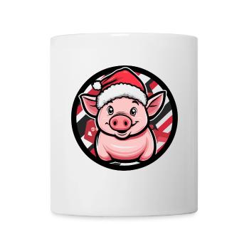 Pig Christmas Animal - Mug - white - Front