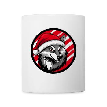 Wolf Christmas Animal - Mug - white - Front