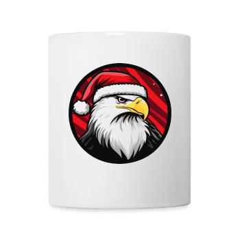 Adler Weihnachten Tier - Tasse - Weiß - Vorne