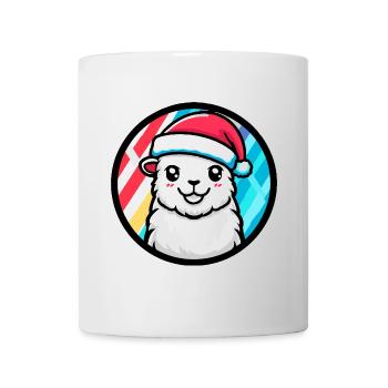 Alpaca Llama Christmas Animal - Mug - white - Front