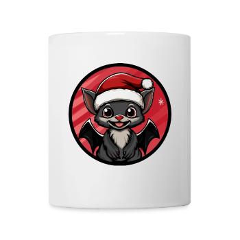 Bat Christmas Animal - Mug - white - Front