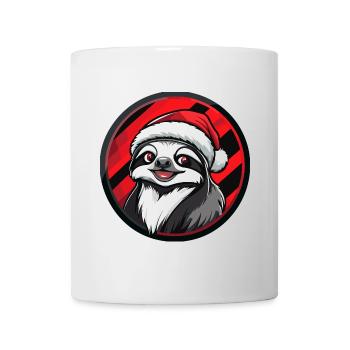 Sloth Christmas Animal - Mug - white - Front