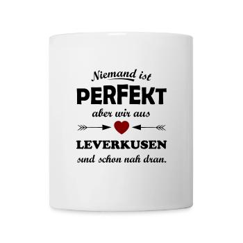 Die Leverkusener am Rhein - Tasse - Weiß - Vorne