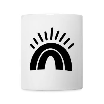 Arc en ciel - Mug blanc - blanc - Devant