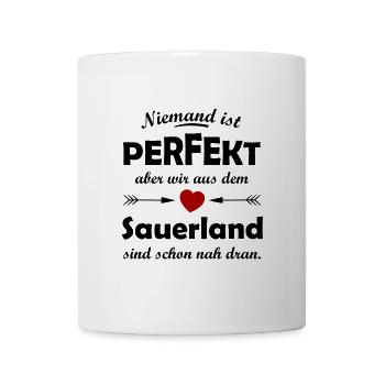 La patrie du Sauerland - Mug blanc - blanc - Devant