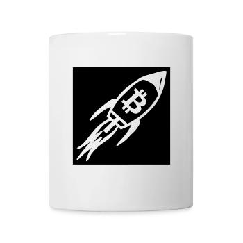 Le projet Bitcoin Moon - Mug blanc - blanc - Devant