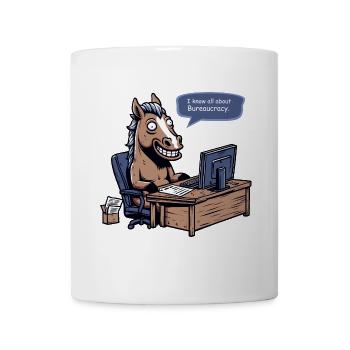 Bureau Hengst - Mug blanc - blanc - Devant