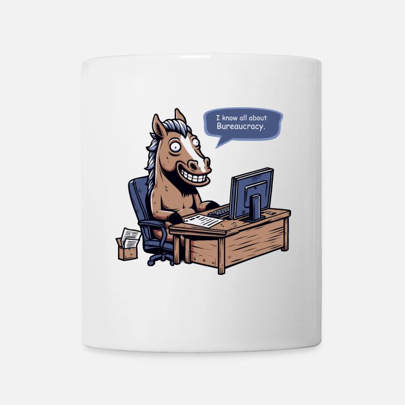 Büro Hengst - Tasse - Weiß