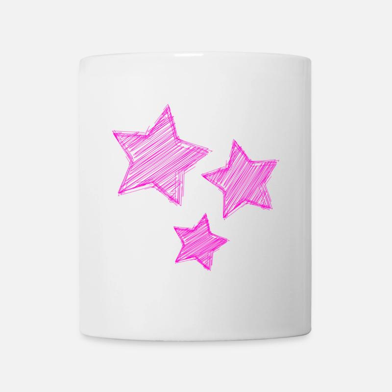 STERN. HERZ. PAAR. VALENTINSTAG - Tasse - Weiß