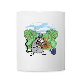 Garten Ratte Gärtner Hobbygärtner Nager - Tasse - Weiß - Vorne