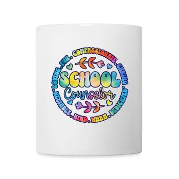 Tie Dye School Board Schulberater - Tasse - Weiß - Vorne