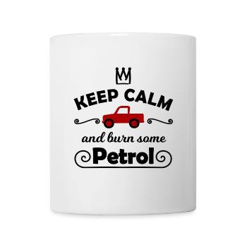 Entraînez votre moteur thermique - Mug blanc - blanc - Devant