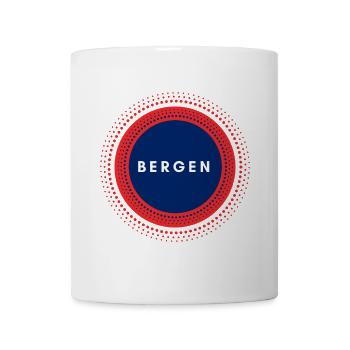 Bergen Norwegen - Tasse - Weiß - Vorne