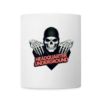 Gangster Skull - Tasse - Weiß - Vorne