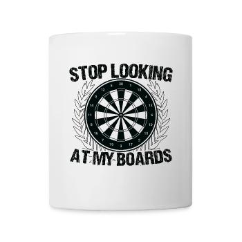 Dart Dartspieler Dartspiel Herren - Tasse - Weiß - Vorne