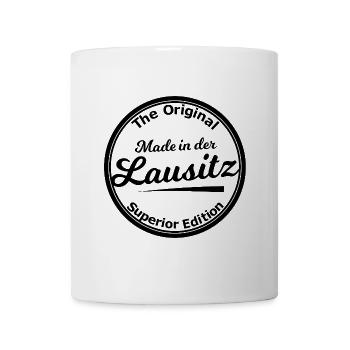 Original aus der Lausitz - Tasse - Weiß - Vorne