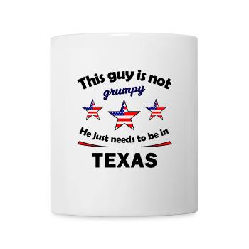 Chez vous au Texas, États-Unis - Mug blanc - blanc - Devant