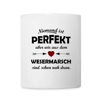 Wesermarsch in Niedersachsen - Tasse - Weiß - Vorne