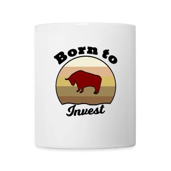 Le millionnaire boursier - Mug blanc - blanc - Devant