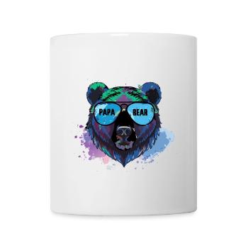 Dad, Bear, Graffiti, Painting, Colorful, Illustration - Mug - white - Front