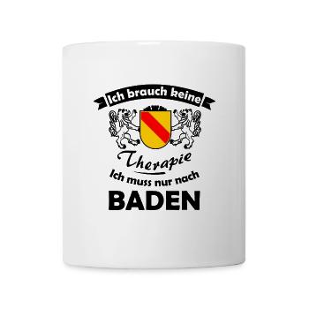 Die Badner Therapie - Tasse - Weiß - Vorne