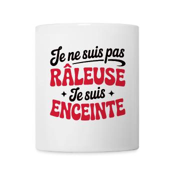 Grossesse Humour Maman Enceinte Raleuse - Mug blanc - blanc - Devant