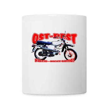 Simson S51 Enduro - Tasse - Weiß - Vorne