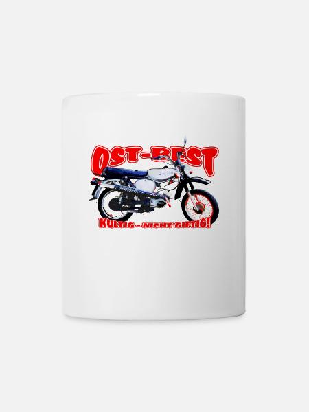 Simson S51 Enduro - Tasse - Weiß