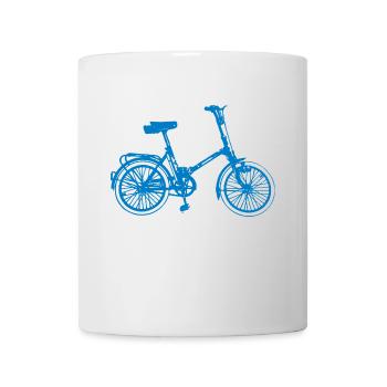 DDR Klapprad Klappfahrrad - Tasse - Weiß - Vorne