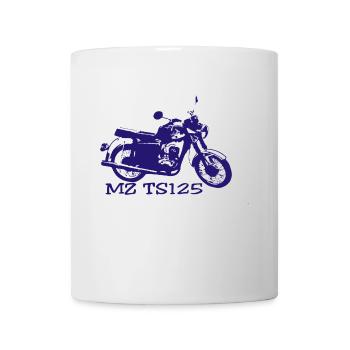 MZ TS125 - Tasse - Weiß - Vorne