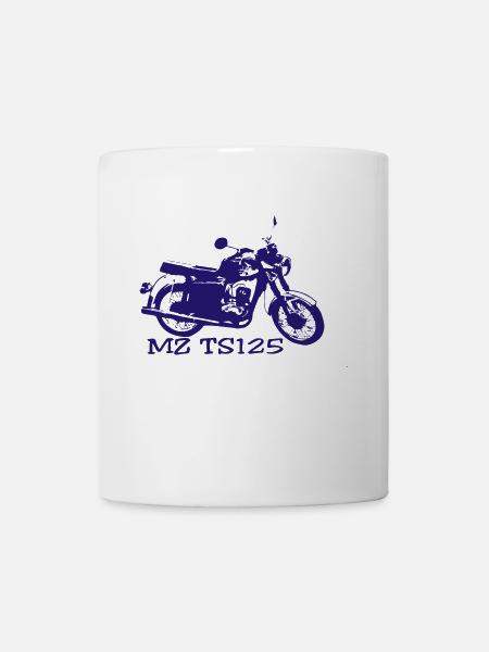 MZ TS125 - Tasse - Weiß