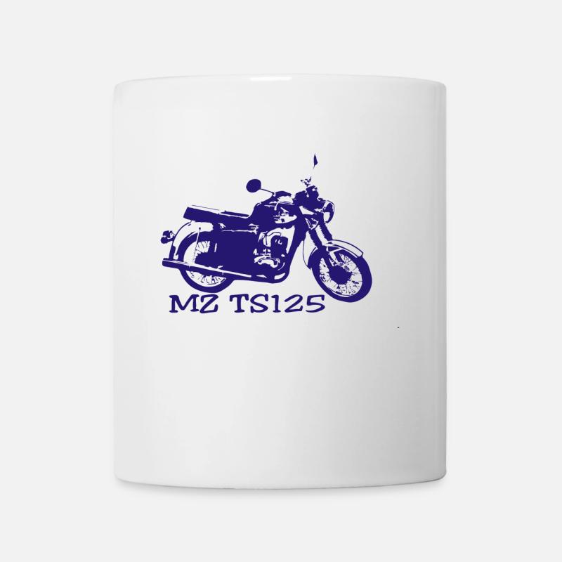 MZ TS125 - Tasse - Weiß