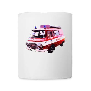 Barkas B1000 Feuerwehr - Tasse - Weiß - Vorne