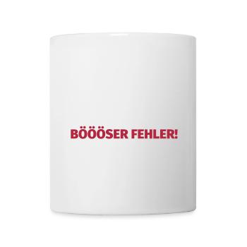 Du denkst, ich bin lieb und nett? Böööser Fehler! - Tasse - Weiß - Vorne