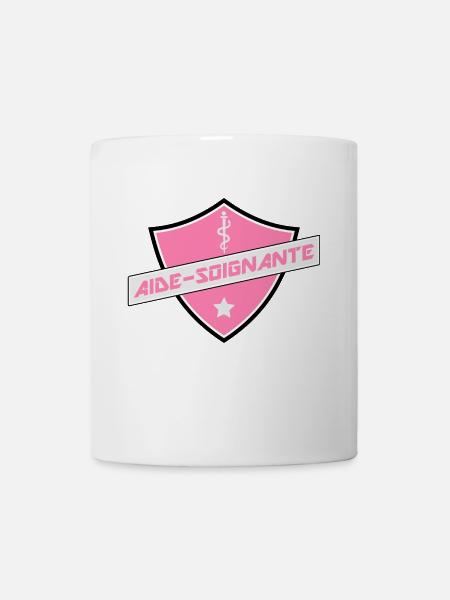 bason aide-soignante - Mug blanc - blanc