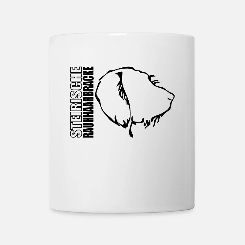 STEIRISCHE RAUHHAARBRACKE PROFIL - Tasse - Weiß
