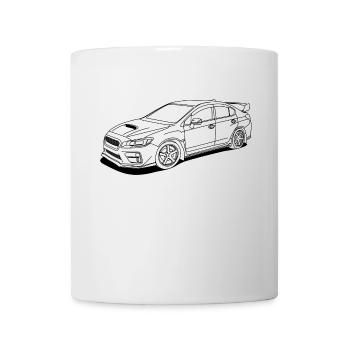 wrx sti outlines - Mug - white - Front