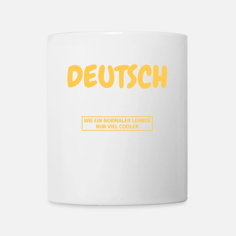 Deutschlehrer Geschenk - Tasse - Weiß