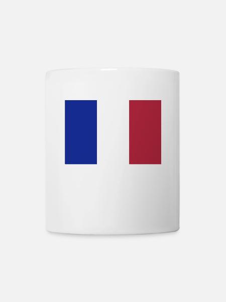 Drapeau de France - Mug blanc - blanc