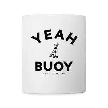 ja Boje Leben ist gut Zitat Grafik - Tasse - Weiß - Vorne