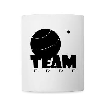 TEAM EARTH - Earth Planet Moon Space - Mug - white - Front