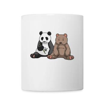 Bear Bear Panda Bear Brown Bear Wildlife Children Xmas - Mug - white - Front