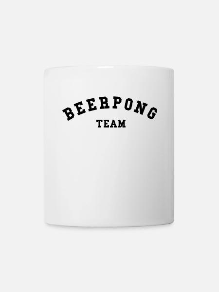 Beerpong Team - Tasse - Weiß