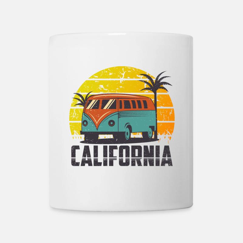 Graphique California Vintage - Mug blanc - blanc