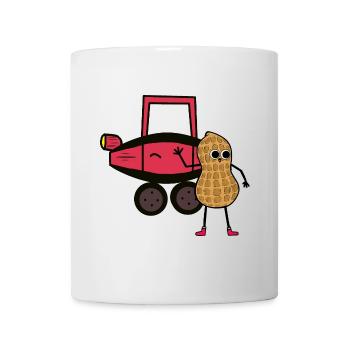 Peanut Car Driver Children's Driver's License Driver - Mug - white - Front