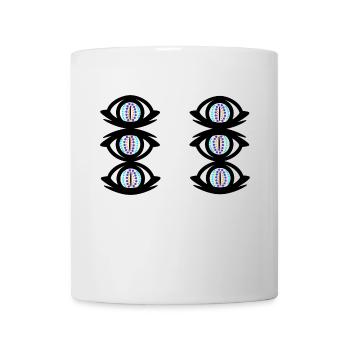 Eye Eyes Fantasy Spiritual Shaman Occult - Mug - white - Front