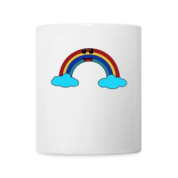 Happy Rainbow Bright Colors Kids Baby Toddler - Mug - white - Front