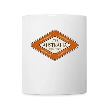 AUSTRALIA 1788 DOWN UNDER - Tasse - Weiß - Vorne